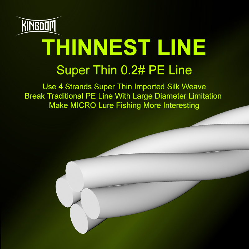 Kingdom THINNEST LINE Super Th – обзор и цена Ice Fishing Line